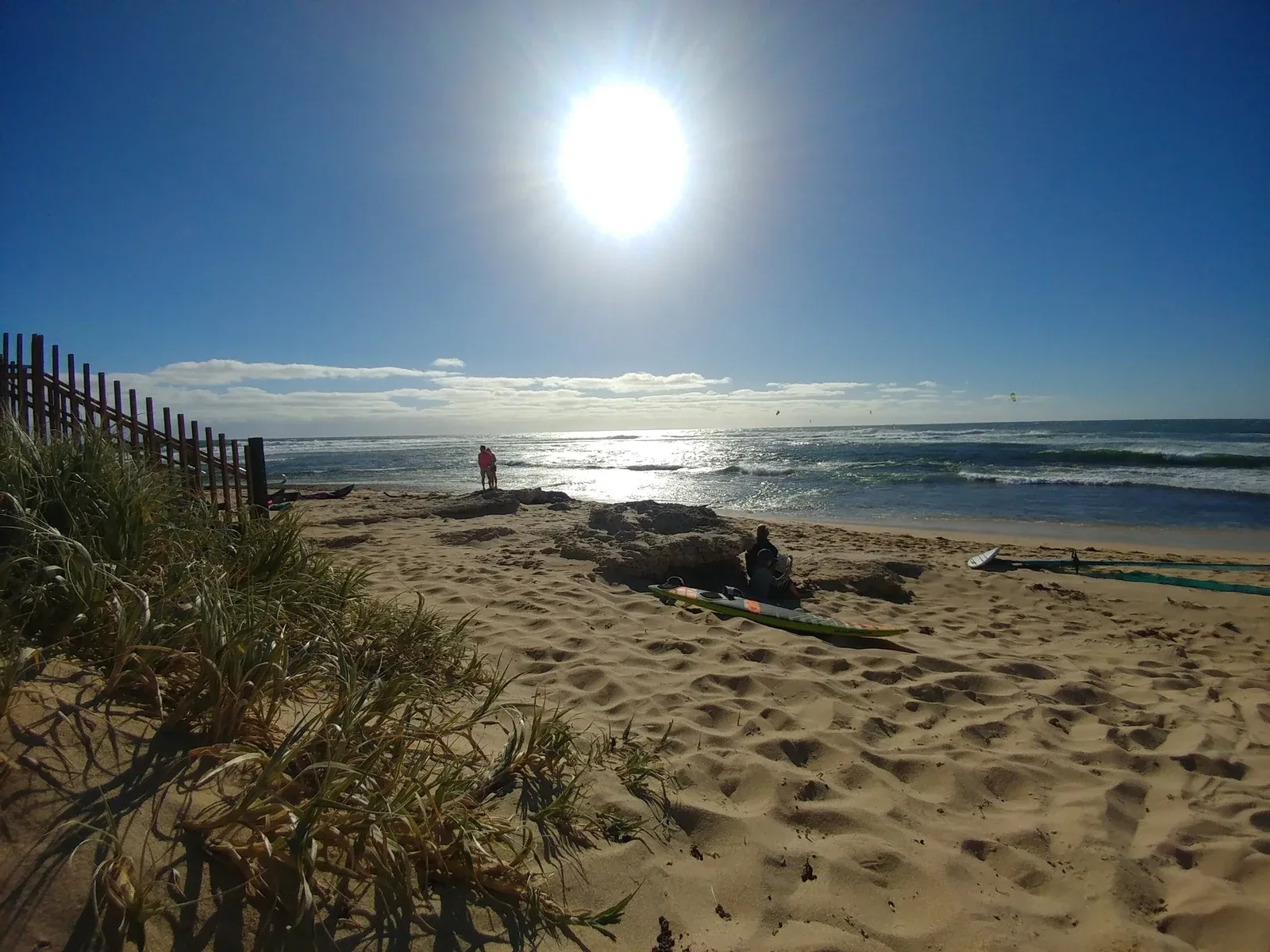 On the beach, December 2017