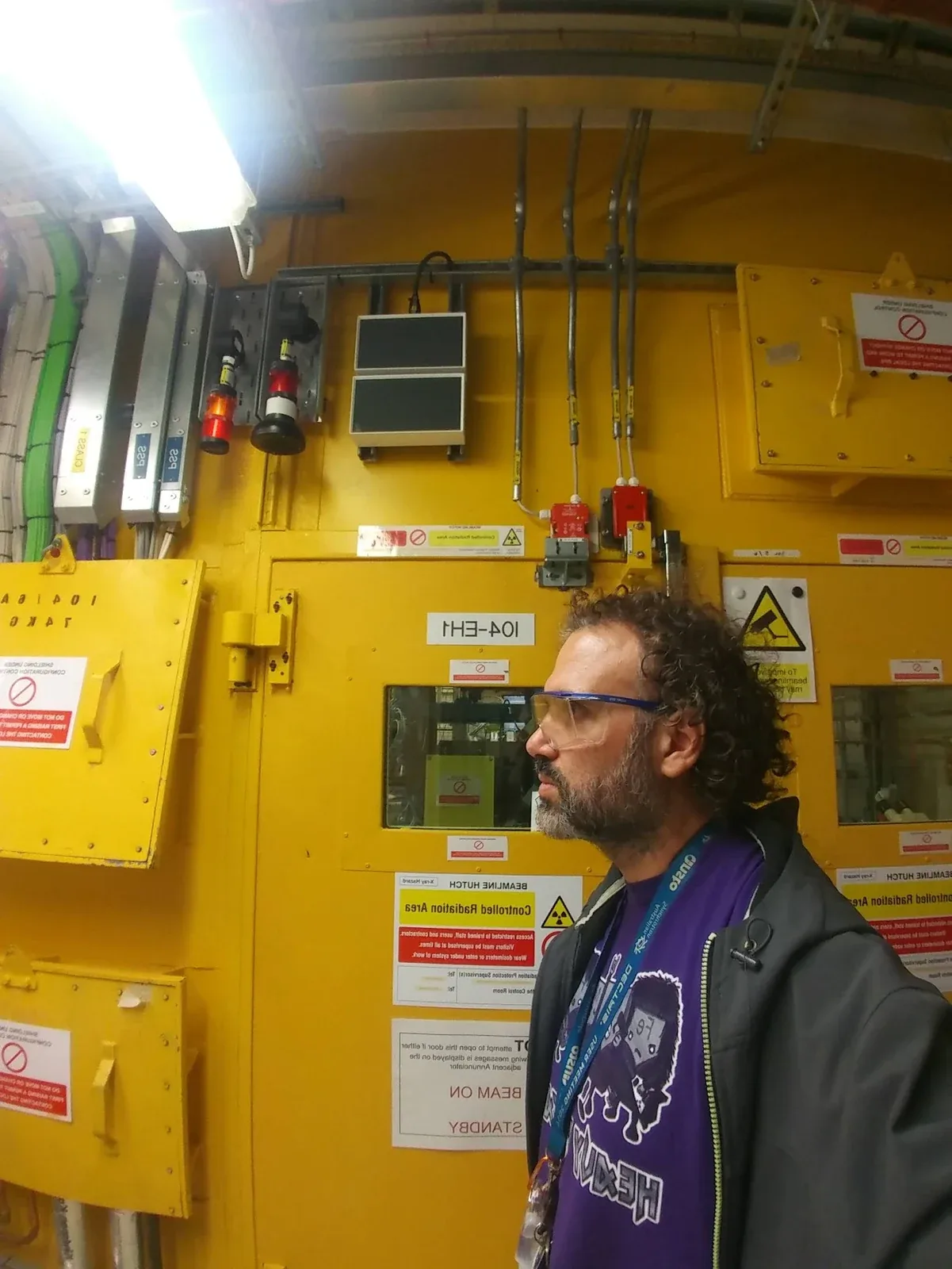 On the I04 beamline at Diamond Light Source, July 2020