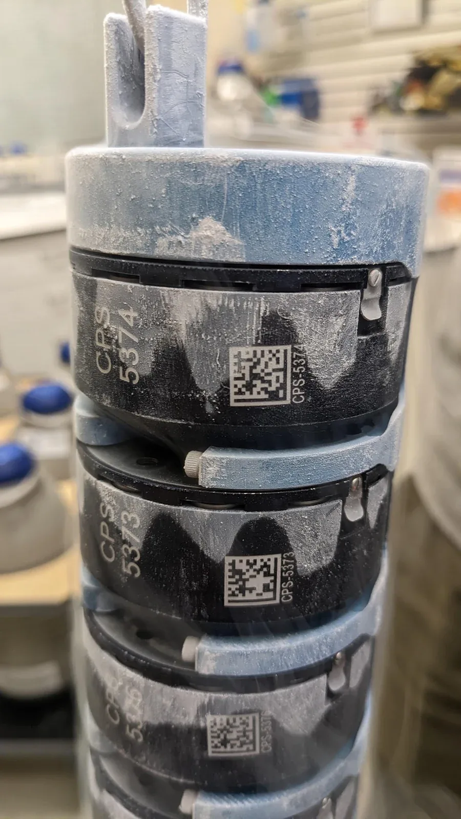 Frosty sample pucks, November 2022