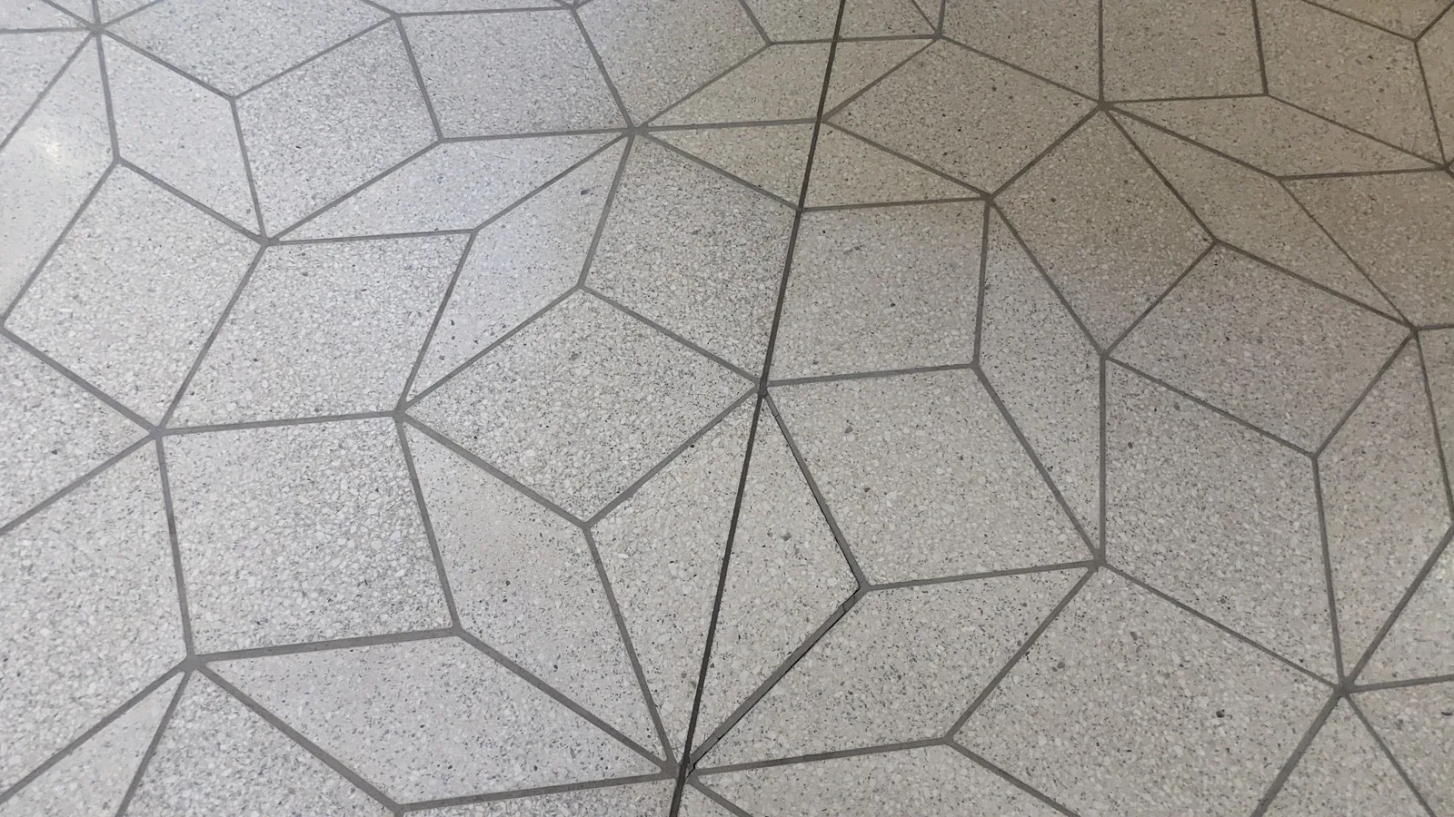 Floor tiles at the University of Western Australia, Perth, August 2023